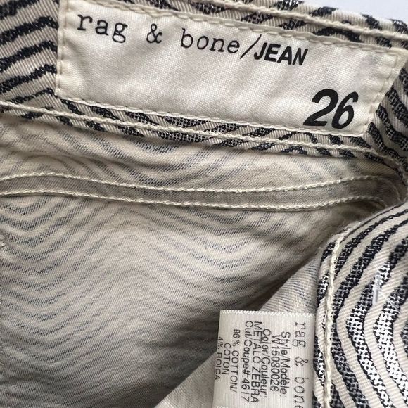 Rag & Bone Metallic Zebra Print Leggings - Picture 4 of 7